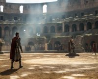 Spektakl Gladiatorów w Rzymie